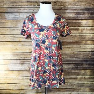 Lularoe Brushed Pastel Floral Classic Tee